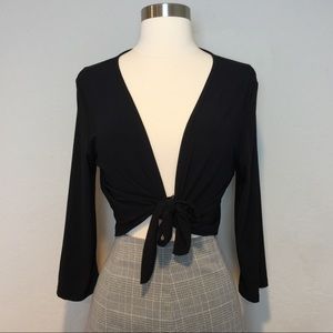 Ellen Parker | Tie Front Top